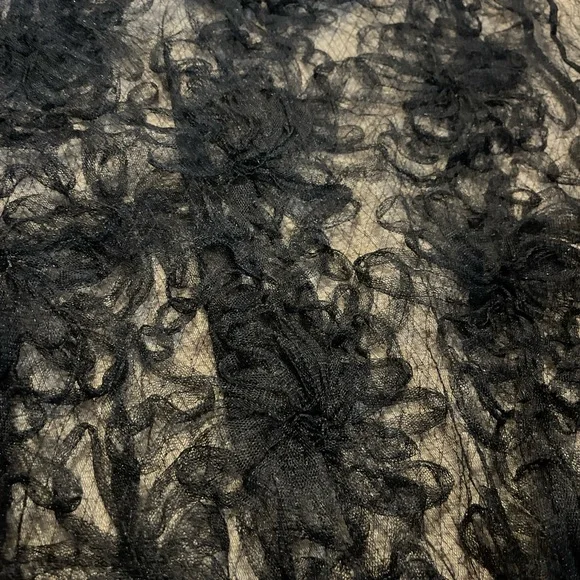 Floral whimsical Whimsigoth mesh lacebubble ballon sleeve Gothic goth blouse 2XL - Picture 5 of 7